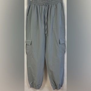 Womens Misslook Grey Greyish Blue Cargo Pants Size Large Women